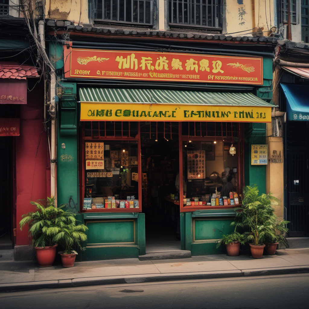 Hình minh họa: Khung cảnh cửa hàng và quy trình kinh doanh