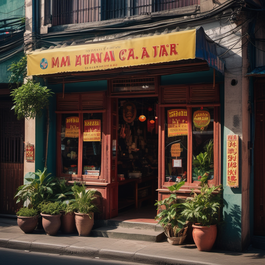 Hình minh họa: Khung cảnh cửa hàng và quy trình kinh doanh